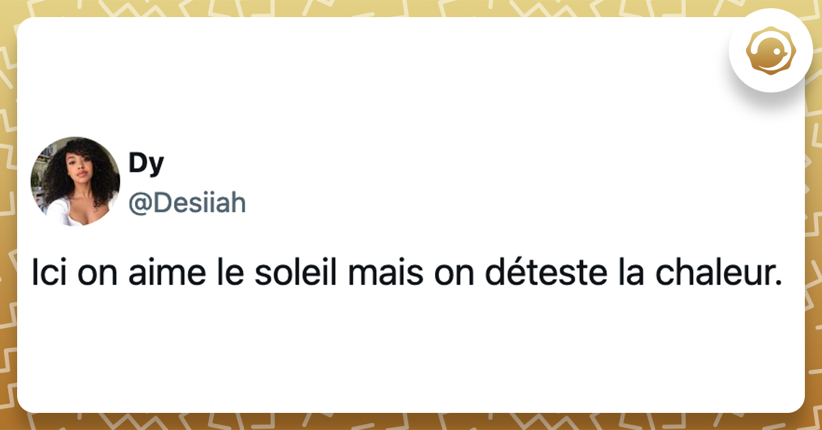 Top 15 des meilleurs tweets sur la chaleur on étouffe Twog