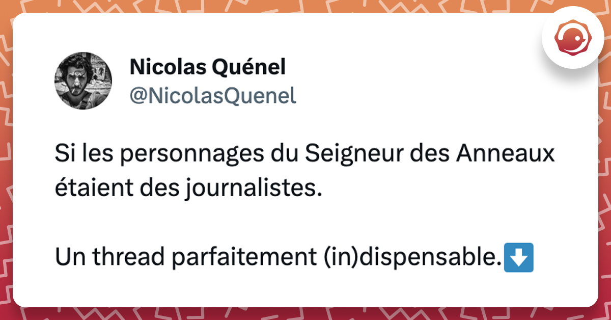 Thread si les personnages du Seigneur des Anneaux étaient des