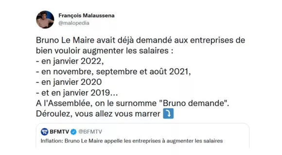Image de couverture de l'article : Thread : Bruno Le Maire, cet impitoyable négociateur