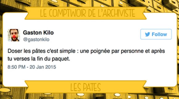 Image de couverture de l'article : Le Comptwoir de l’Archiviste | Les Pâtes