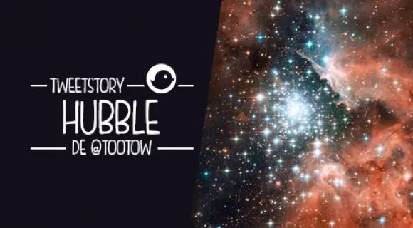 Image de couverture de l'article : Tweetstory : Hubble, un voyage dans l’infiniment grand
