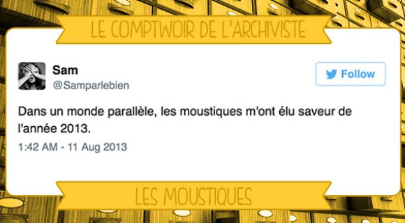 Image de couverture de l'article : Le Comptwoir de l’Archiviste | Les Moustiques