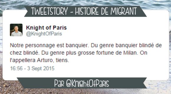 Image de couverture de l'article : Tweetstory : histoire de migrant