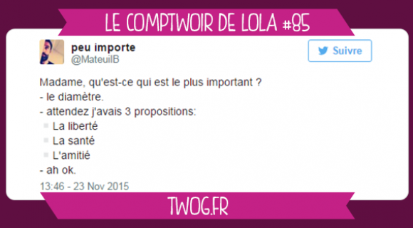 Image de couverture de l'article : Le Comptwoir de Lola #85