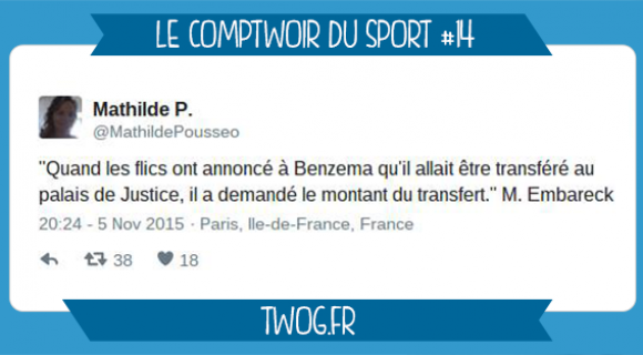 Image de couverture de l'article : Le Comptwoir du Sport 14