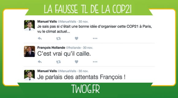 Image de couverture de l'article : La TL de la Cop21