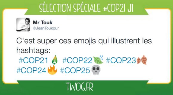 Image de couverture de l'article : #COP21 La première journée vue de Twitter