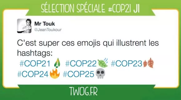 Image de couverture de l'article : #COP21 La première journée vue de Twitter