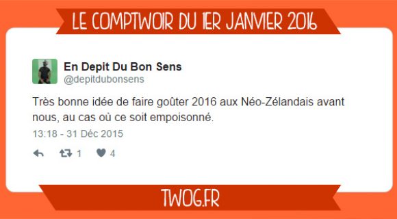 Image de couverture de l'article : Le Comptwoir du 1er janvier 2016