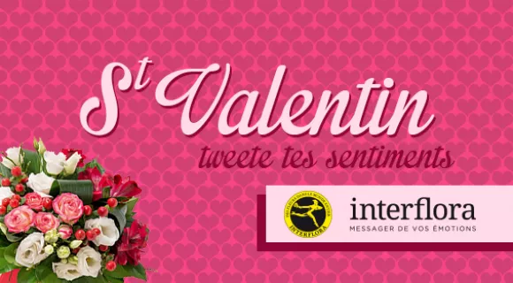 Image de couverture de l'article : Fêtez la St Valentin 2016 avec Interflora !