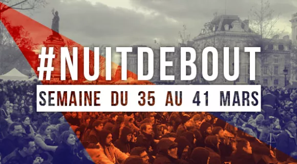Image de couverture de l'article : #NuitDebout Semaine du 35 au 41 mars