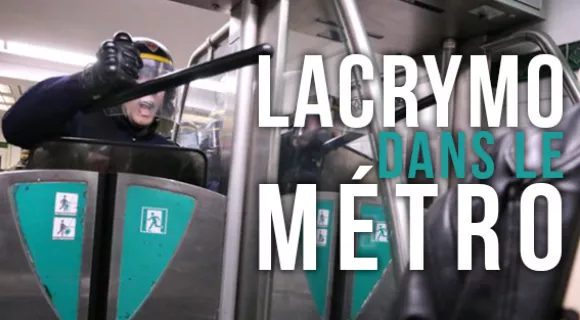Image de couverture de l'article : Tweetstory | Lacrymo dans le métro