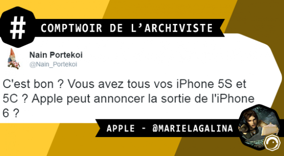 Image de couverture de l'article : Le Comptwoir de l’Archiviste | Apple