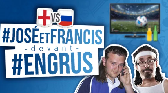 Image de couverture de l'article : Euro 2016 : José et Francis commentent Angleterre-Russie