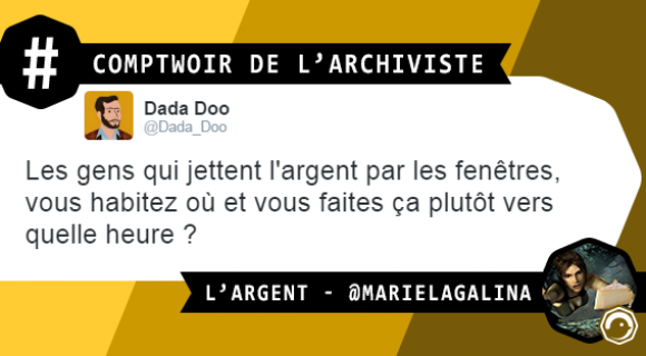 Image de couverture de l'article : Le Comptwoir de l’Archiviste | L’Argent