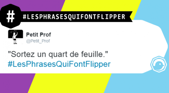 Image de couverture de l'article : #LesPhrasesQuiFontFlipper