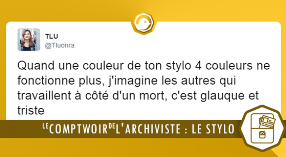 Image de couverture de l'article : Le Comptwoir de l’Archiviste | Le Stylo