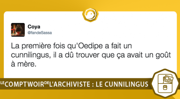 Image de couverture de l'article : Le Comptwoir de l’Archiviste | Le Cunnilingus