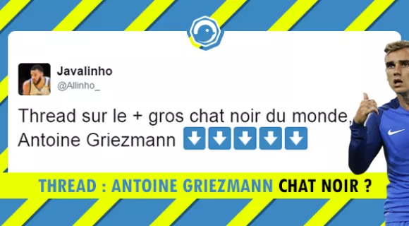 Image de couverture de l'article : THREAD : Antoine Griezmann chat noir ?
