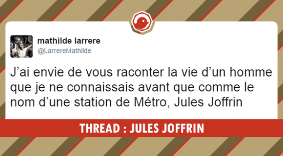 Image de couverture de l'article : THREAD : Jules Joffrin