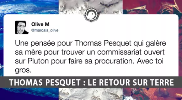 Image de couverture de l'article : Thomas Pesquet : retour sur 6 mois dans l’espace et sur Twitter