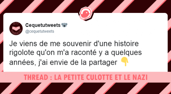 Image de couverture de l'article : THREAD : LA PETITE CULOTTE ET LE NAZI