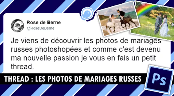 Image de couverture de l'article : THREAD : Photos de mariages russes photoshopées
