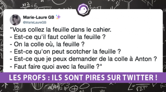 Image de couverture de l'article : Les meilleurs tweets des profs