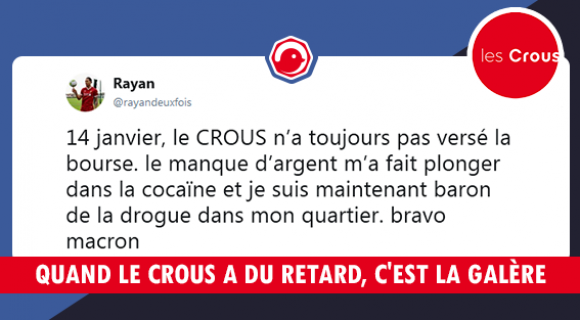 Image de couverture de l'article : Quand le Crous a du retard, c’est la galère