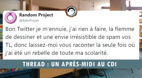 Image de couverture de l'article : THREAD : Un après-midi au CDI