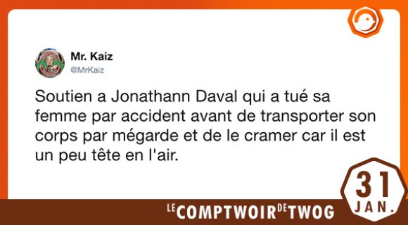 Image de couverture de l'article : Le Comptwoir du 31 janvier 2018 : les meilleurs tweets