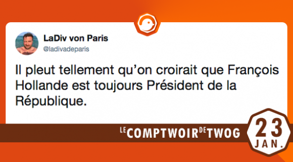 Image de couverture de l'article : Le Comptwoir du 23 janvier 2018 : les meilleurs tweets