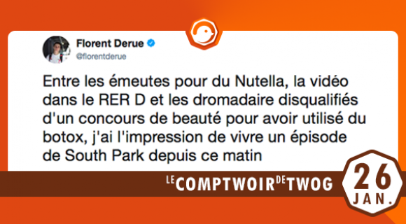 Image de couverture de l'article : Le Comptwoir du 26 janvier 2018 : les meilleurs tweets