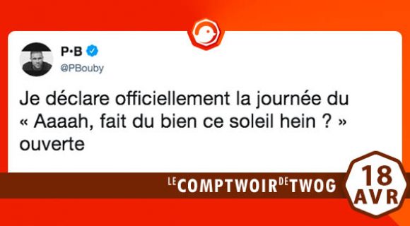 Image de couverture de l'article : Le Comptwoir du 18 avril 2018 : les meilleurs tweets