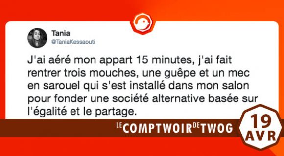 Image de couverture de l'article : Le Comptwoir du 19 avril 2018 : les meilleurs tweets