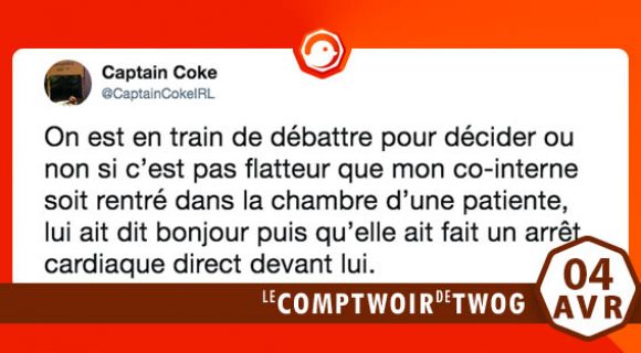 Image de couverture de l'article : Le Comptwoir du 4 avril 2018 : les meilleurs tweets