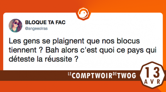 Image de couverture de l'article : Le Comptwoir du 13 avril 2018 : les meilleurs tweets