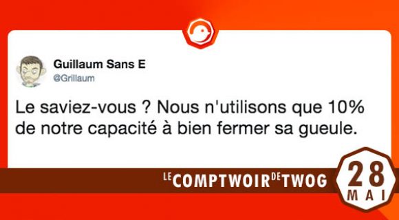 Image de couverture de l'article : Le Comptwoir du 28 mai 2018 : les meilleurs tweets