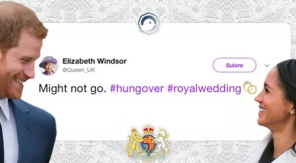 Image de couverture de l'article : Mariage royal de Meghan Markle et du prince Harry : les meilleurs tweets
