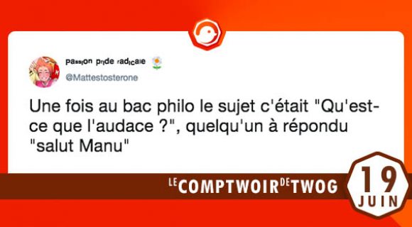 Image de couverture de l'article : Le Comptwoir du 19 juin 2018 : les meilleurs tweets