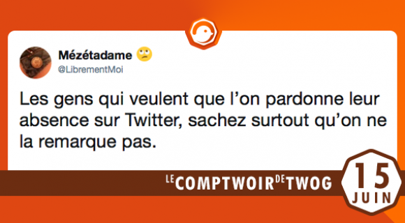 Image de couverture de l'article : Le Comptwoir du 15 juin 2018 : les meilleurs tweets