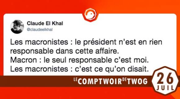 Image de couverture de l'article : Le Comptwoir du 26 juillet 2018 : les meilleurs tweets