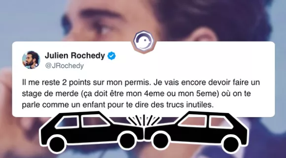Image de couverture de l'article : Julien Rochedy, le code de la route et Twitter