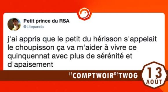 Image de couverture de l'article : Le Comptwoir du 13 août 2018 : les meilleurs tweets