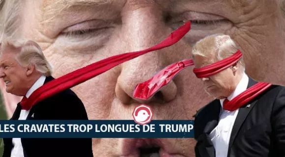 Image de couverture de l'article : Les cravates trop longues de Donald Trump
