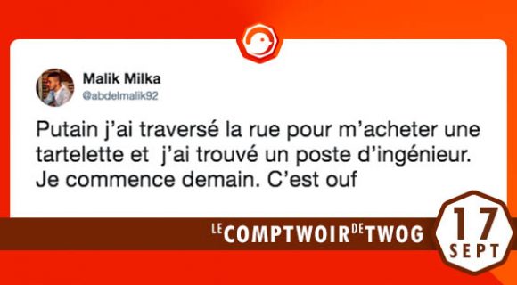 Image de couverture de l'article : Le Comptwoir du 17 septembre 2018 : les meilleurs tweets