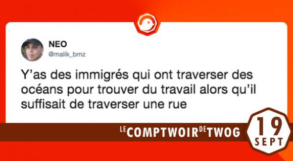 Image de couverture de l'article : Le Comptwoir du 19 septembre 2018 : les meilleurs tweets