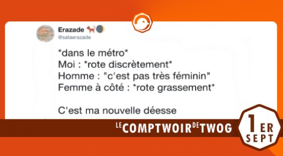 Image de couverture de l'article : Le Comptwoir du 1er septembre 2018 : les meilleurs tweets