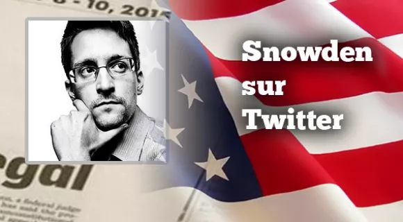 Image de couverture de l'article : Edward Snowden arrive sur Twitter et fait une petite surprise à la NSA