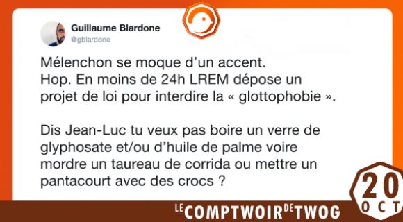 Image de couverture de l'article : Le Comptwoir du 20 octobre 2018 : les meilleurs tweets